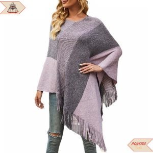 Poncho à franges - poncho-boutique