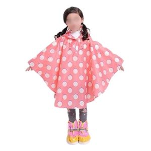Poncho De Pluie Enfant Imperméable Et Respirant - Pour Garçons Et Filles 4-8 Ans, Printemps/été, Design Ample - 2